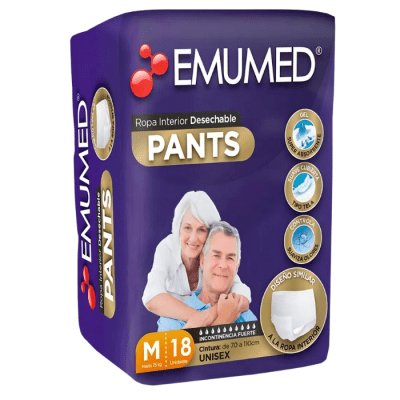 Pants Adulto Emumed Unisex Talla M 18 un.