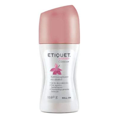 Desodorante Roll on Etiquet Mujer Clásico 60 ml.1