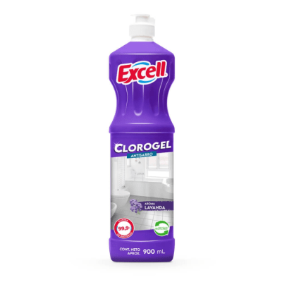 Cloro Gel Excell Lavanda 900 ml. 1