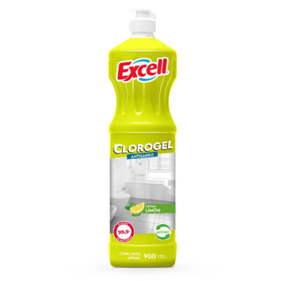 Cloro Gel Excell Limón 900 ml. 1