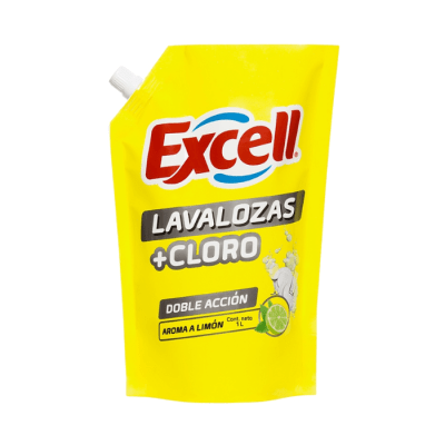 Lavalozas Excell con Cloro Doypack 1 L.1
