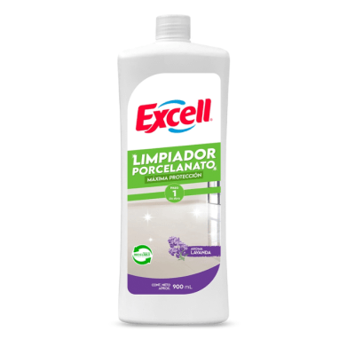 Limpiador Piso Porcelanato Excell Lavanda 900 ml.1