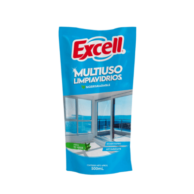 Limpia Vidrios Multiuso Excell Doypack 500 ml.1