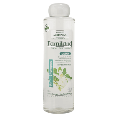 Shampoo Familand Bio Sin Sal Moringa 750 ml.1