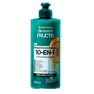 Crema de Peinar Fructis 10 en 1 Probióticos Fuerza 300 ml.1