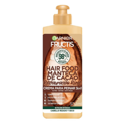 Crema de Peinar Fructis 3 en 1 Hair Food Cacao 300 ml.1