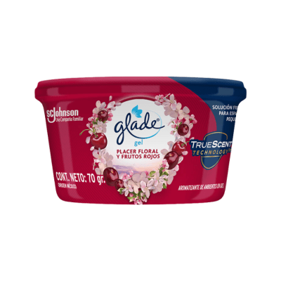 Aromatizante Ambiental Gel Glade Frutos Rojos 70 cc.1