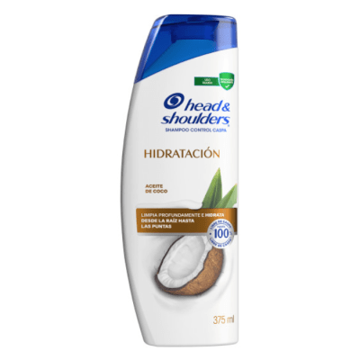 Shampoo Head&Shoulders Hidratación 375 ml.