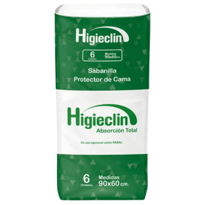 Sabanilla Protector de Cama Higieclin con Gel 6 un.1