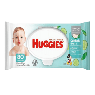 Toallas Húmedas Huggies One&Done 80 un.