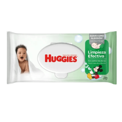 Toallas Húmedas Huggies Limpieza Efectiva 48 un.1