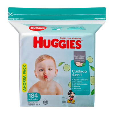 Toallas Húmedas Huggies One&Done 184 un.1