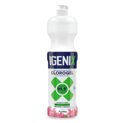 Cloro Gel Igenix Floral 900 ml.1