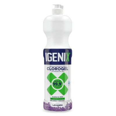 Cloro Gel Igenix Lavanda 900 ml.