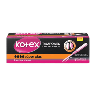 Tampones Kotex Super Plus 8 un.1