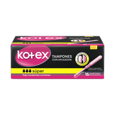 Tampones Kotex Super 8 un.1
