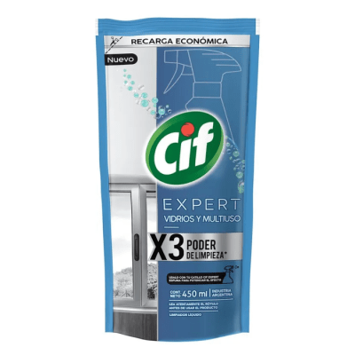 Limpiavidrios Multiusos Cif Doypack 450 ml.1