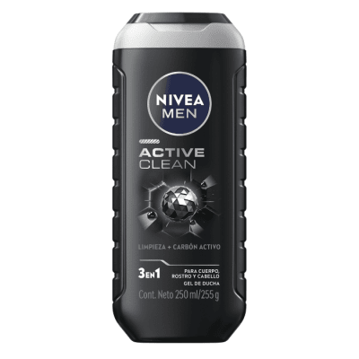 Gel de Ducha Nivea Men Active Clean 250 ml.