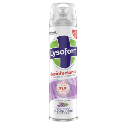 Desinfectante Aerosol Lysoform Lavanda 360 cc.1