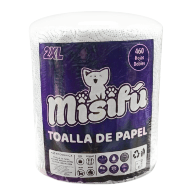 Toalla de Papel Misifú 2 XL 460 hojas 1 rollo.1