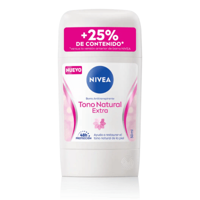 Desodorante Barra Nivea Mujer Tono Natural Extra 54 g.1