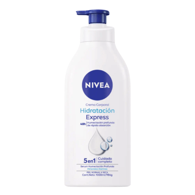 Crema Corporal Nivea Hidratación Express 1 L.1