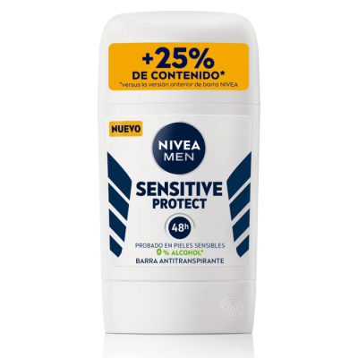 Desodorante Barra Nivea Men Sensitive Protect 54 g.