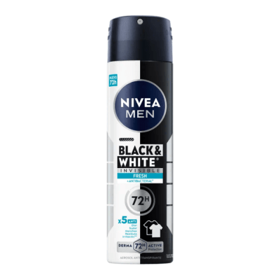 Desodorante Spray Nivea Men Black & White Fresh 150 ml.1