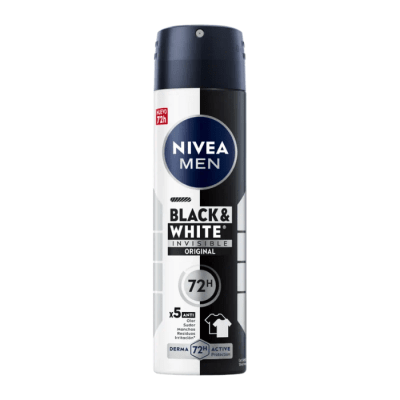 Desodorante Spray Nivea Men Black & White Invisible 150 ml.1