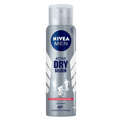 Desodorante Spray nivea Men Dry Silver 150 ml.1