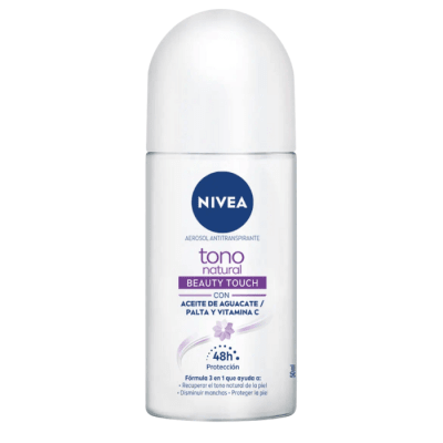 Desodorante Roll on Nivea Mujer Aclarado Natural Beauty Touch 50 ml.1