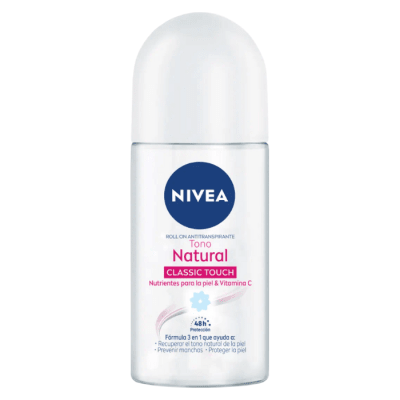 Desodorante Roll on Nivea Mujer Tono Natural Classic Touch 50 ml.1