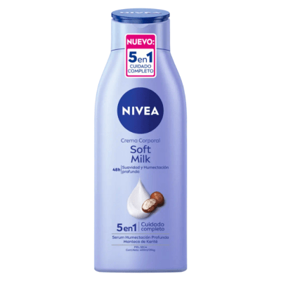 Crema Corporal Nivea Soft Milk 400 ml.1