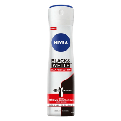 Desodorante Spray Nivea Mujer Black & White Maxima Protección 150 ml.1