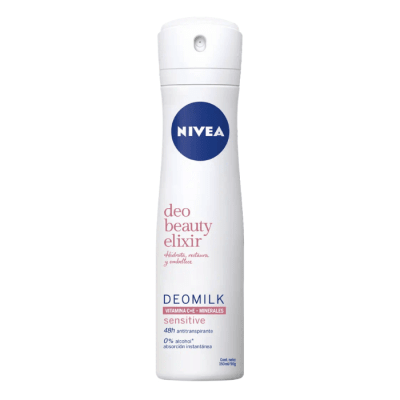 Desodorante Spray Nivea Mujer Beauty Elixir Sensitive 150 ml.1