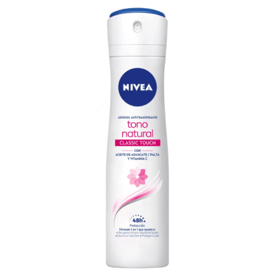 Desodorante Spray Nivea Mujer Tono Natural 150 ml.1