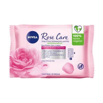 Toallitas Desmaquillantes Nivea Rosa Care 25 u.1