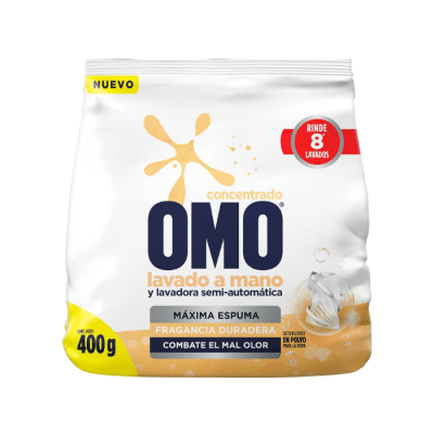 Detergente en Polvo Omo Lavado a Mano 400 gr.1