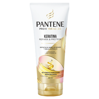 Acondicionador Sin Sal Pantene Pro-V con Keratina Pro Vitaminas B5 250 ml.1