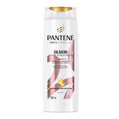 Shampoo Pantene Pro- V  Miracles Colágeno Nutre y Revitaliza 300 ml.1