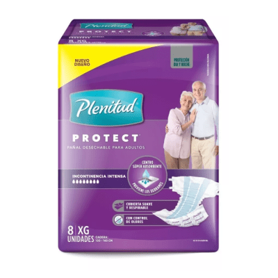 Pañales Adulto Plenitud Protect Talla XG 8 un.1