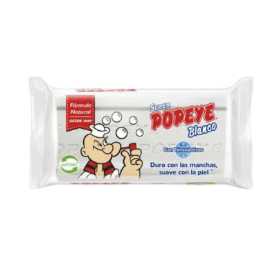 Jabón de Ropa Barra Popeye Super Blanco 170 g .1