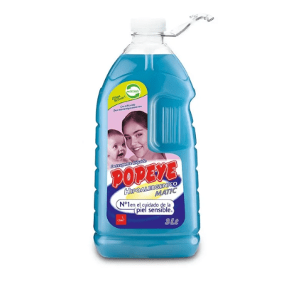 Detergente Líquido Popeye Bebé Hipoalergénico 3 L.1