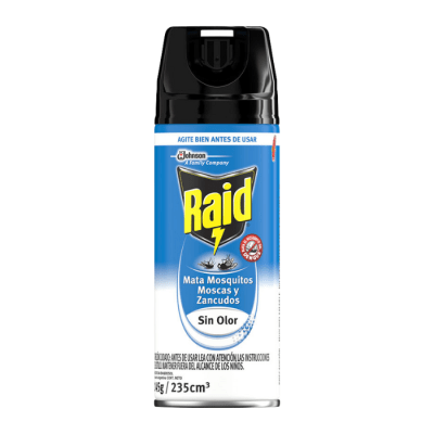 Insecticida Mata Moscas y Zancudos Raid Sin Olor 235 cc.1