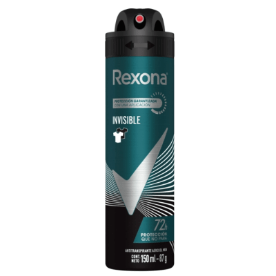 Desodorante Spray Rexona Men Invisible 150 ml.1