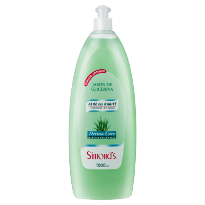 Jabón Líquido Simond's Dermo Care Aloe Vera 1 L.