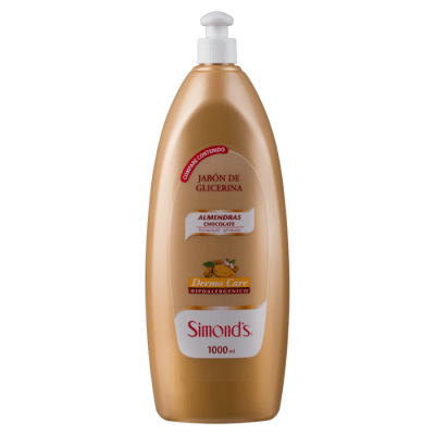 Jabón Líquido Simond's Dermo Care Chocolate Almendras 1 L.1