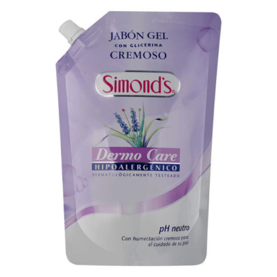 Jabón Líquido Simond's Dermo Care Cremoso Doypack 750 ml.1