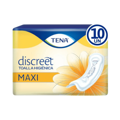 Toallas Incontinencia Tena Dicreet Maxi 10 un.1