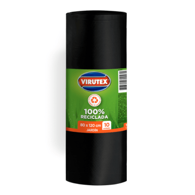 Bolsa de Basura Grande 80 x 120 cm Virutex 10 un.1